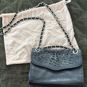 Rebecca Minkoff Black Textured Crossbody Bag